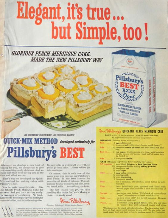 vintage ad cake pillsbury