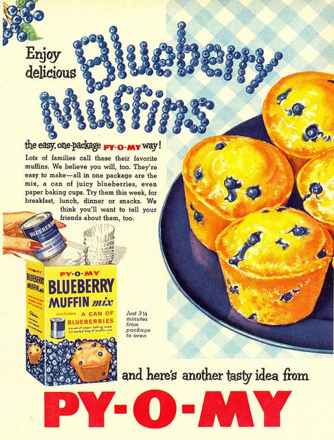 vintage ad muffin blueberry 2